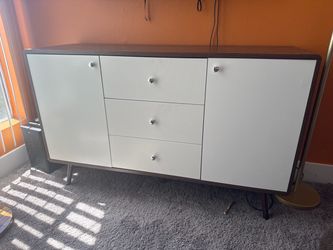 Mid-Century Modern Sideboard Buffet Cabinet