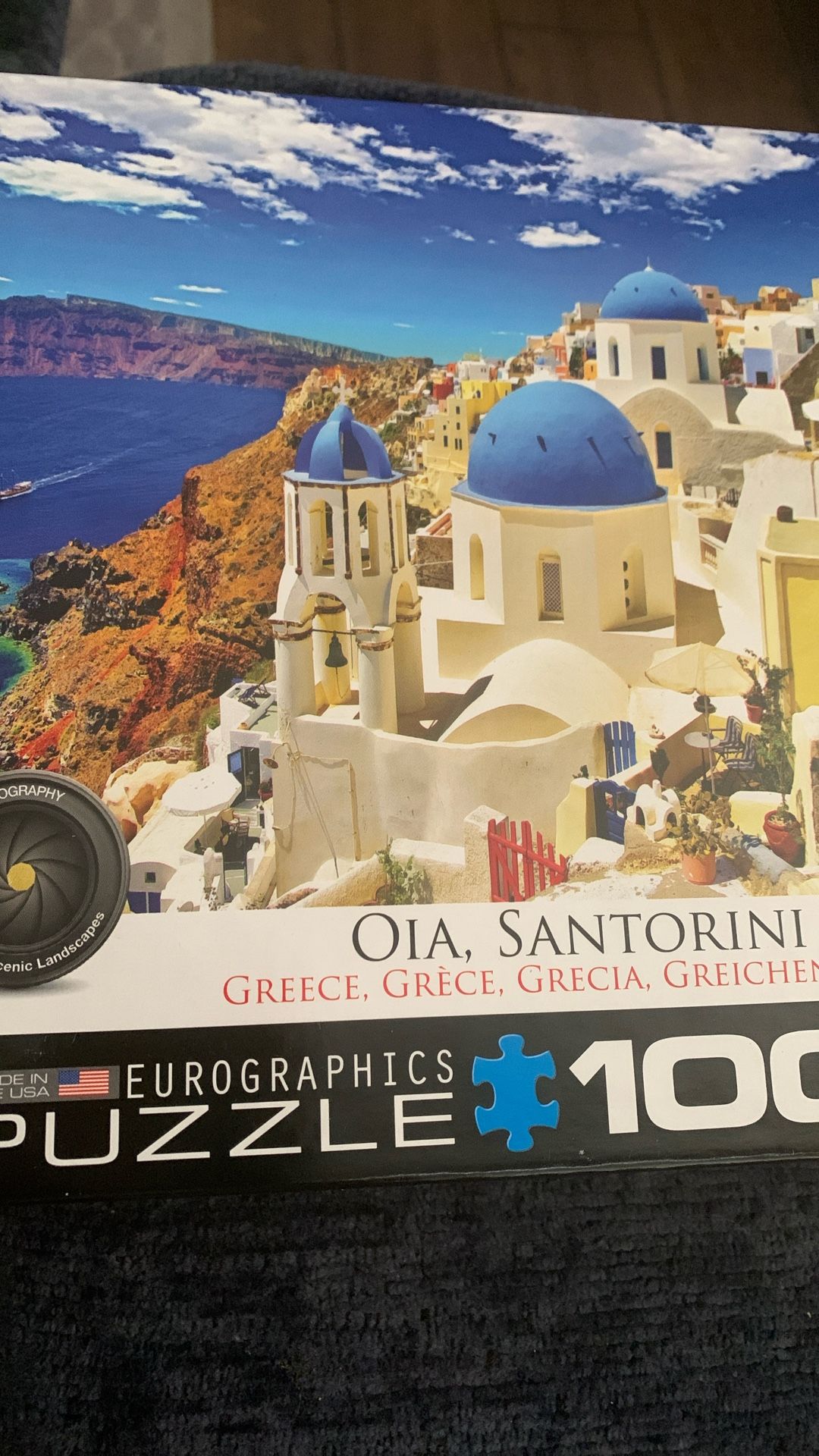 1000 Piece Puzzle Of Santorini
