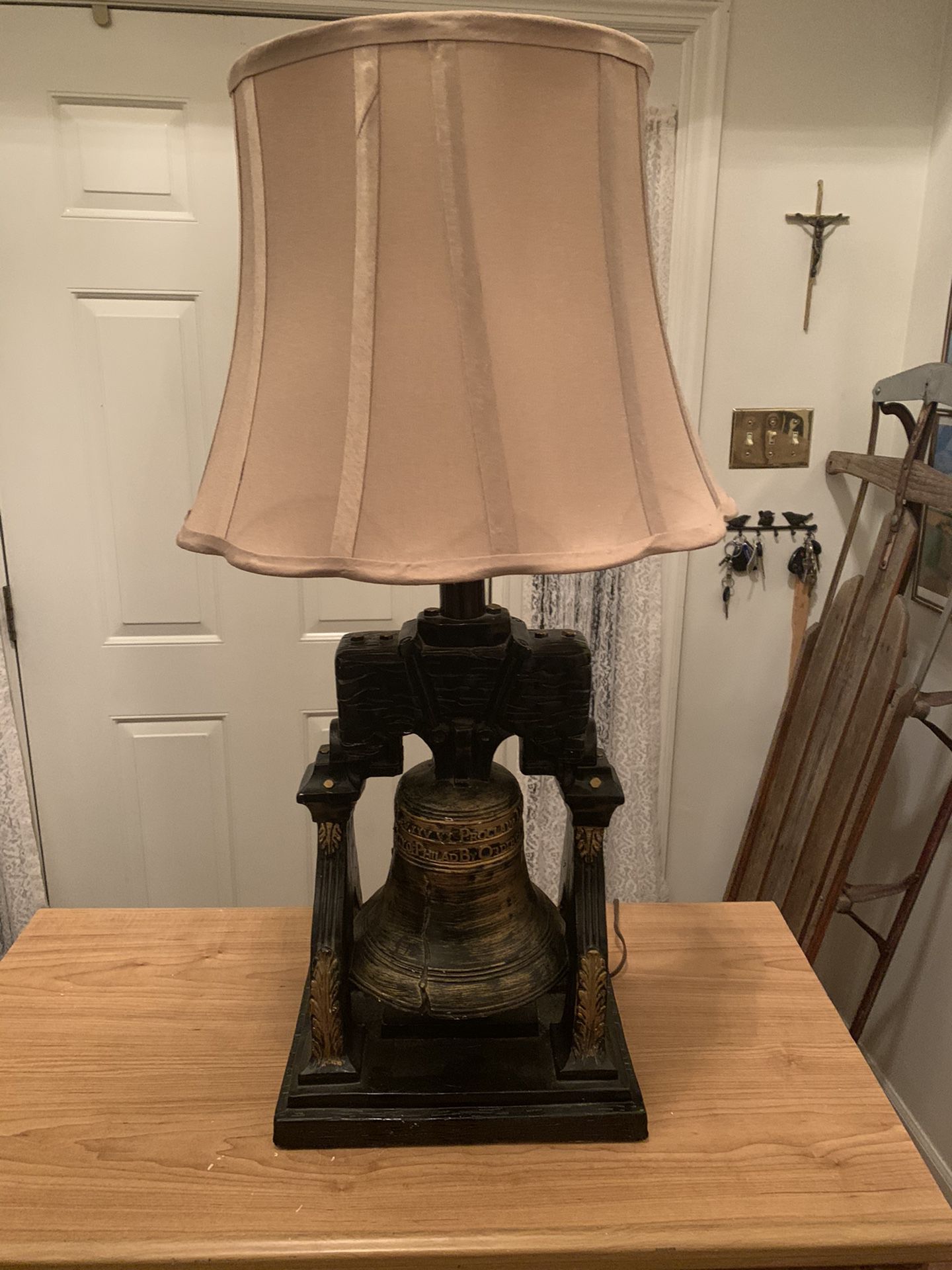 Vintage Liberty Bell Lamp