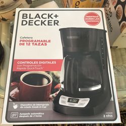 Black and decker 12 cup coffee maker