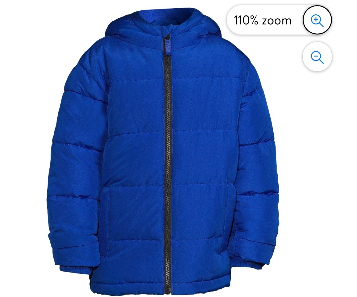 Blue Kids Puffy Jacket