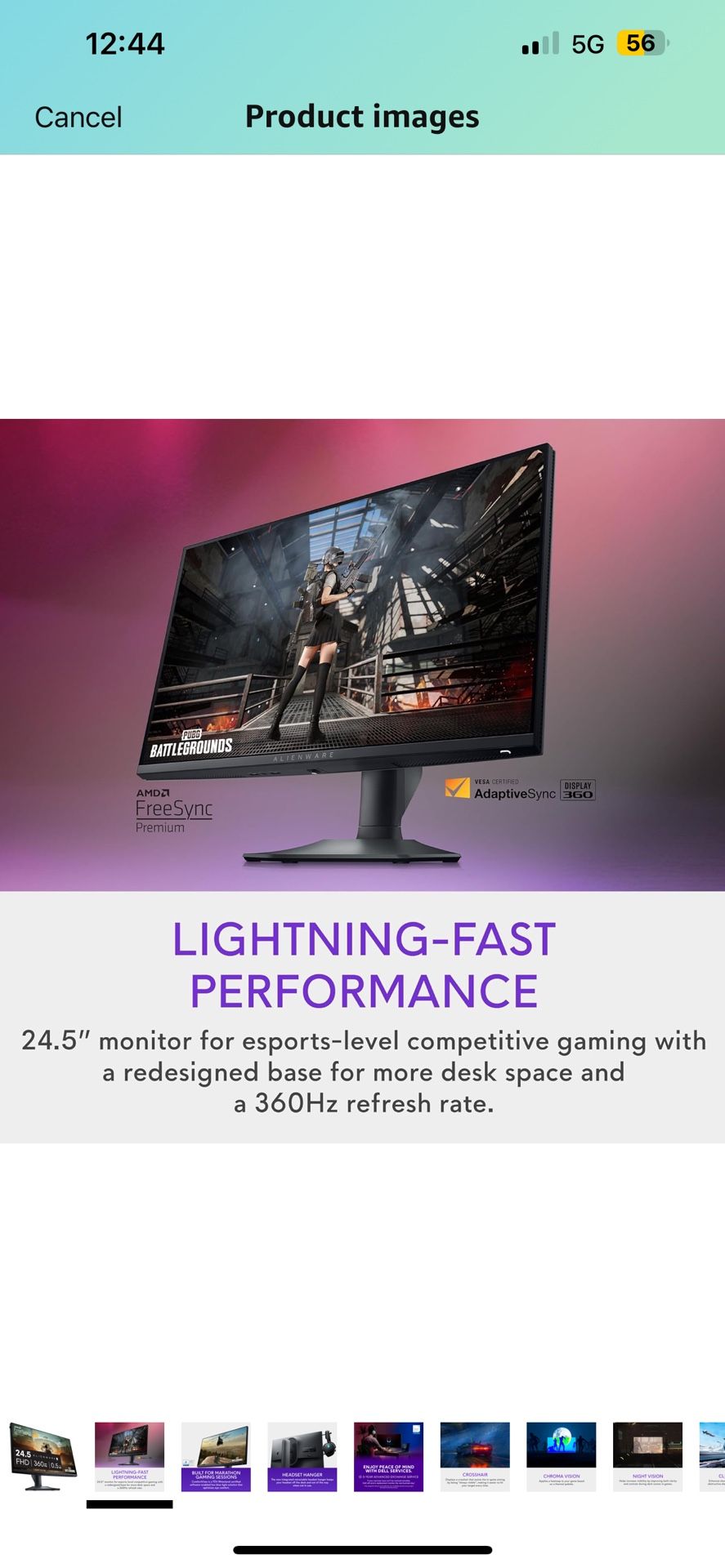 Alienware 25 Gaming Monitor