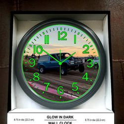 Wall Clock 1991 GMC Cyclone Garage Shop Glow In The Dark Wall Clock New!