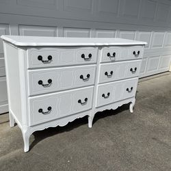 White Dresser With Mirror $225