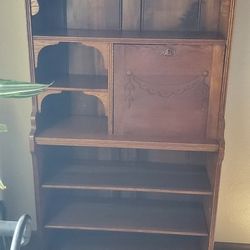 Uniqe Antique Secretary Desk BookShelf