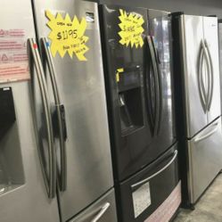 Samsung Refrigerator Stainless VIRTUAL APPOINTMENT AVAILABLE