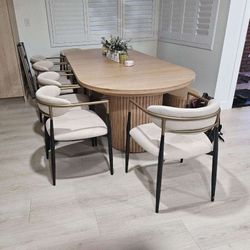 Arhaus Jagger Inspired Dining Chairs - Free Delivery ✅ Mid Century Modern Arhaus Dupe Dining Chair 