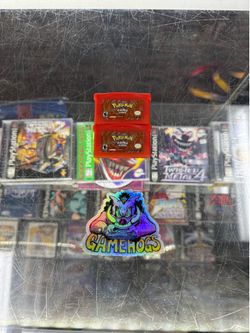 Pokemon Firered GBA Authentic $170 Each Gamehogs 11am-7pm