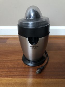 Crusinart Citrus Juicer Brushed Stainless Steel And Black CCJ-100