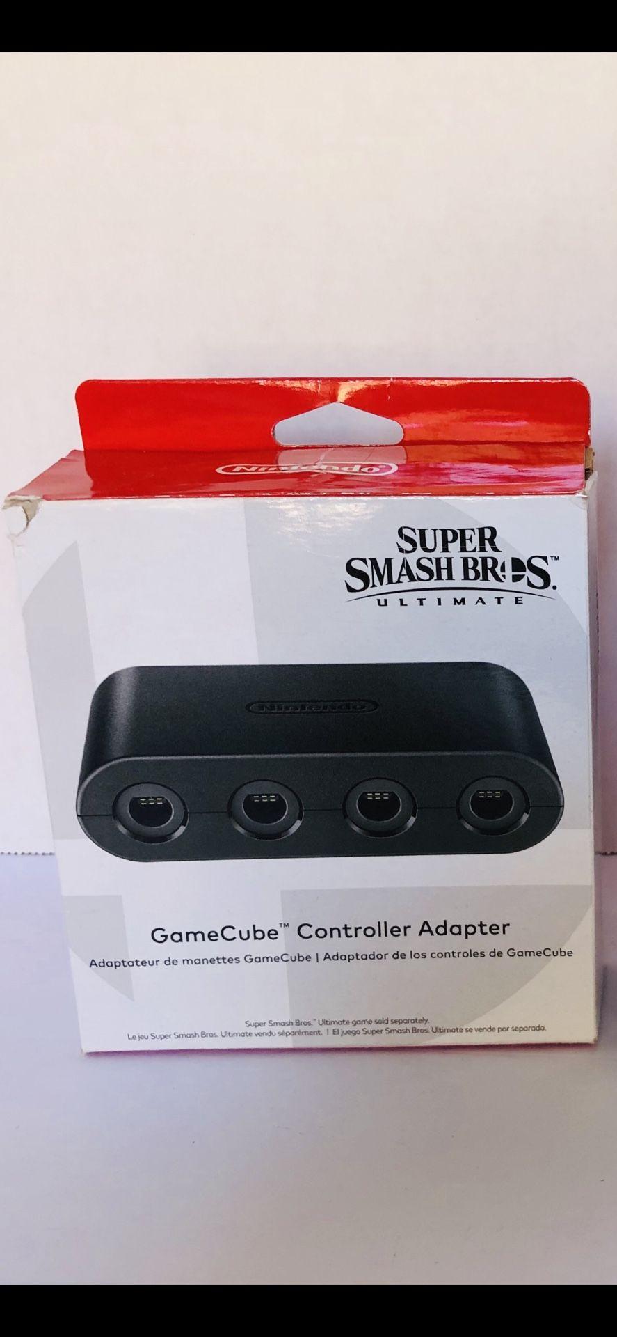 Super smash bros GameCube adapter