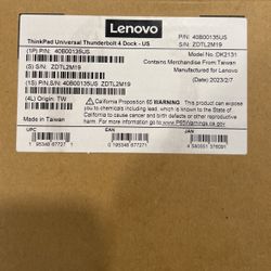 Lenovo ThinkPad universal Thunderbolt 4 Dock 