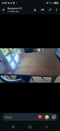 Dinning table, mesa y sillas