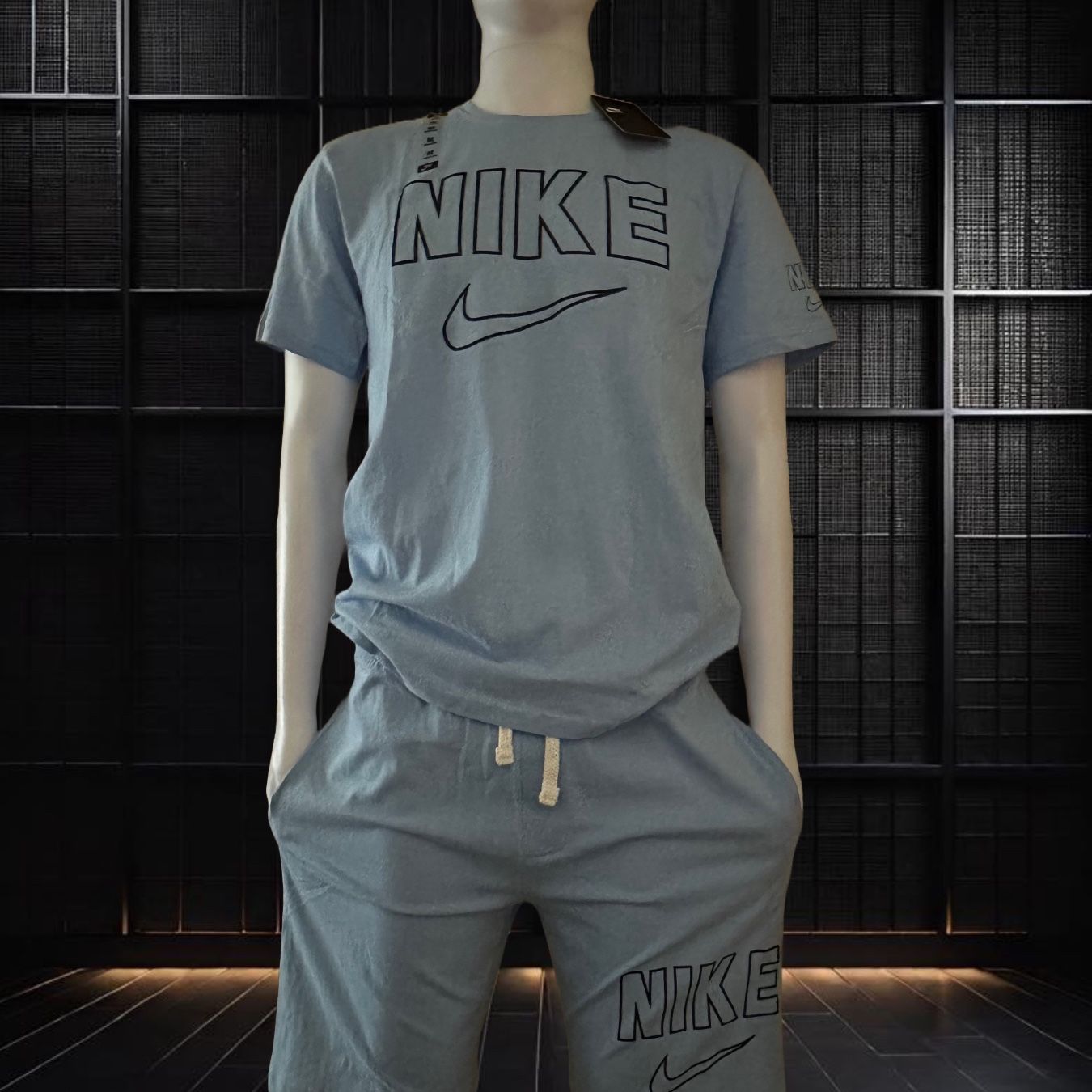 🆕 Nike Athletic Shorts & T Shirt - Baby Blue - 3XL 🆕 