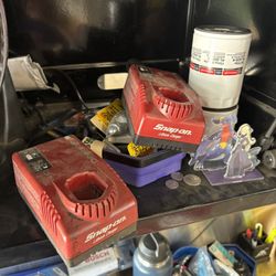 2 Snap on 14.4v Chargers 