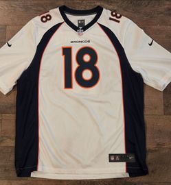Broncos #18 Manning Nike Jersey Size 2XL $65