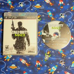 Call Of Duty Modern Warfare 3 Sony Playstation 3 PS3 Game Disc Case Artwork Included