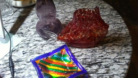 3 pcs of art glass