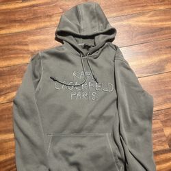 Karl Lagerfeld gray hoodie
