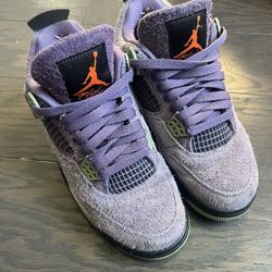 Purple Jordan 4s Size 7