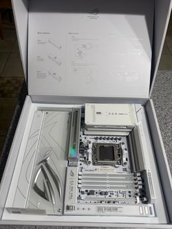 ASUS ROG Crosshair X870E Glacial AM5 E-ATX Motherboard – Open Box, Never Used