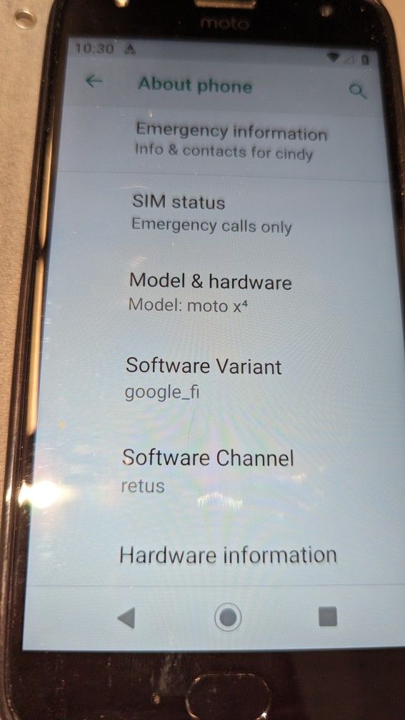 Motorola x4 Cellphone