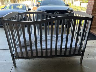 Gray Crib Full Size Mattress Inc.