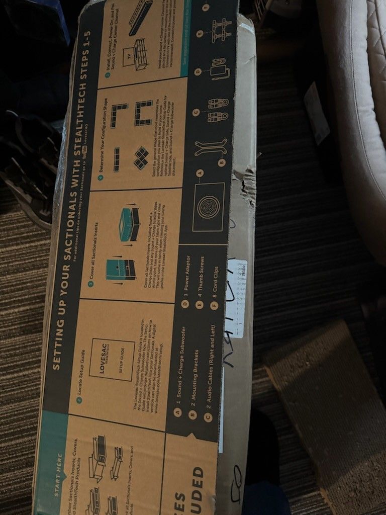 Base Speaker For Lovesac Couches 