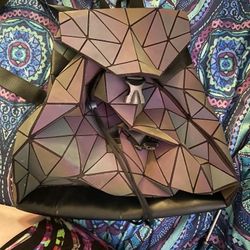 Holographic Drawstring Bag