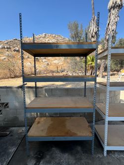 Shelve wood included $90 five levels