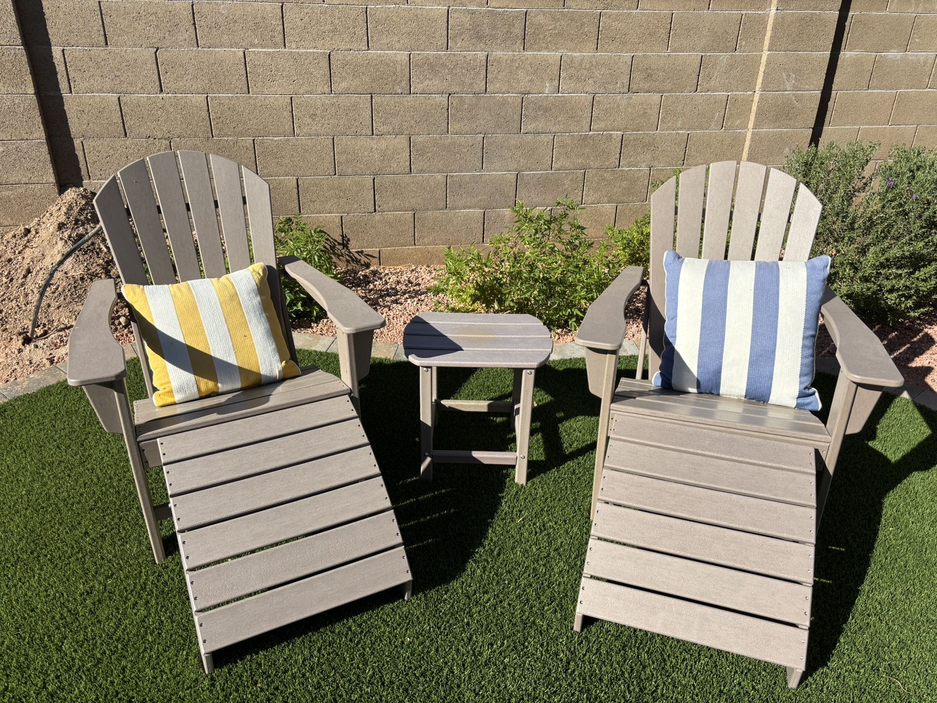 5-piece Adirondack Chair Set