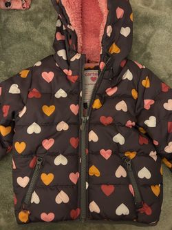 Carter's Toddler Grey Heart Jacket