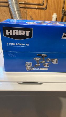 Hart 4 Tool Combo Kit Brand New In Box Never Opened 