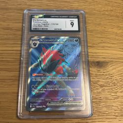 Pokemon SV Journey Together - N's Zoroark EX Ultra Rare Full Art #175/159 CGC MINT 9