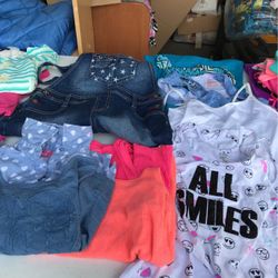 Girls Jean Overall Shorts And Tops