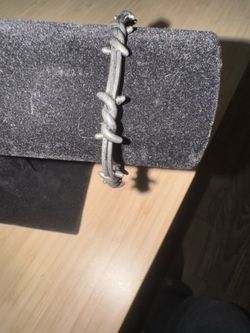 Barbed wire bracelet