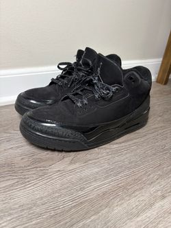 Size 10.5 - Air Jordan 3 Retro 2025 Black Cat