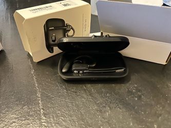 Bluetooth Headset, Wireless Headset with Dual-Mics & Noise Cancelling, Bluetooth Earpiece with Mute for Office Business Work Trucker, V5.3 Hands-Free