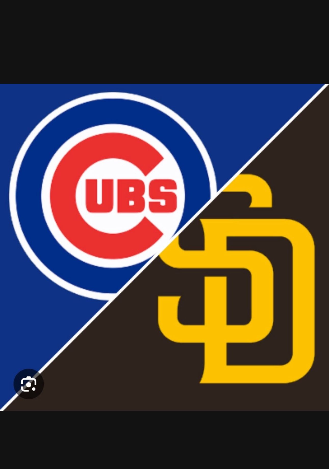 Cubs Game Ticket