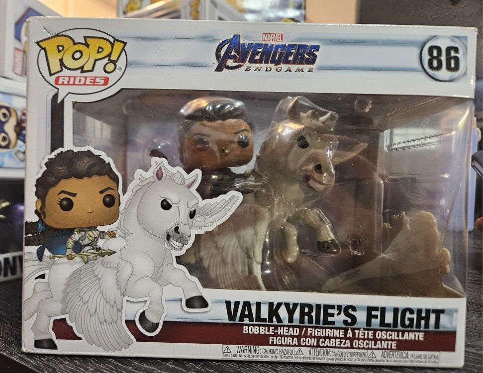 Funko Pop Rides Marvel Avengers Comics Endgame - Valkyrie's Flight #86