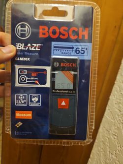 Bosch GLM20X Blaze Laser Measure 65'
