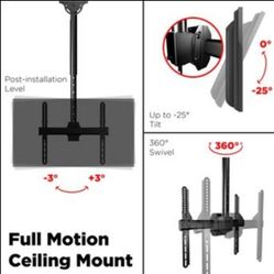 PRO MOUNTS Full Motion TV Ceiling Mount