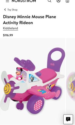 Minnie Ride-On Plane