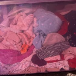 Bin Of Girl Clothes 