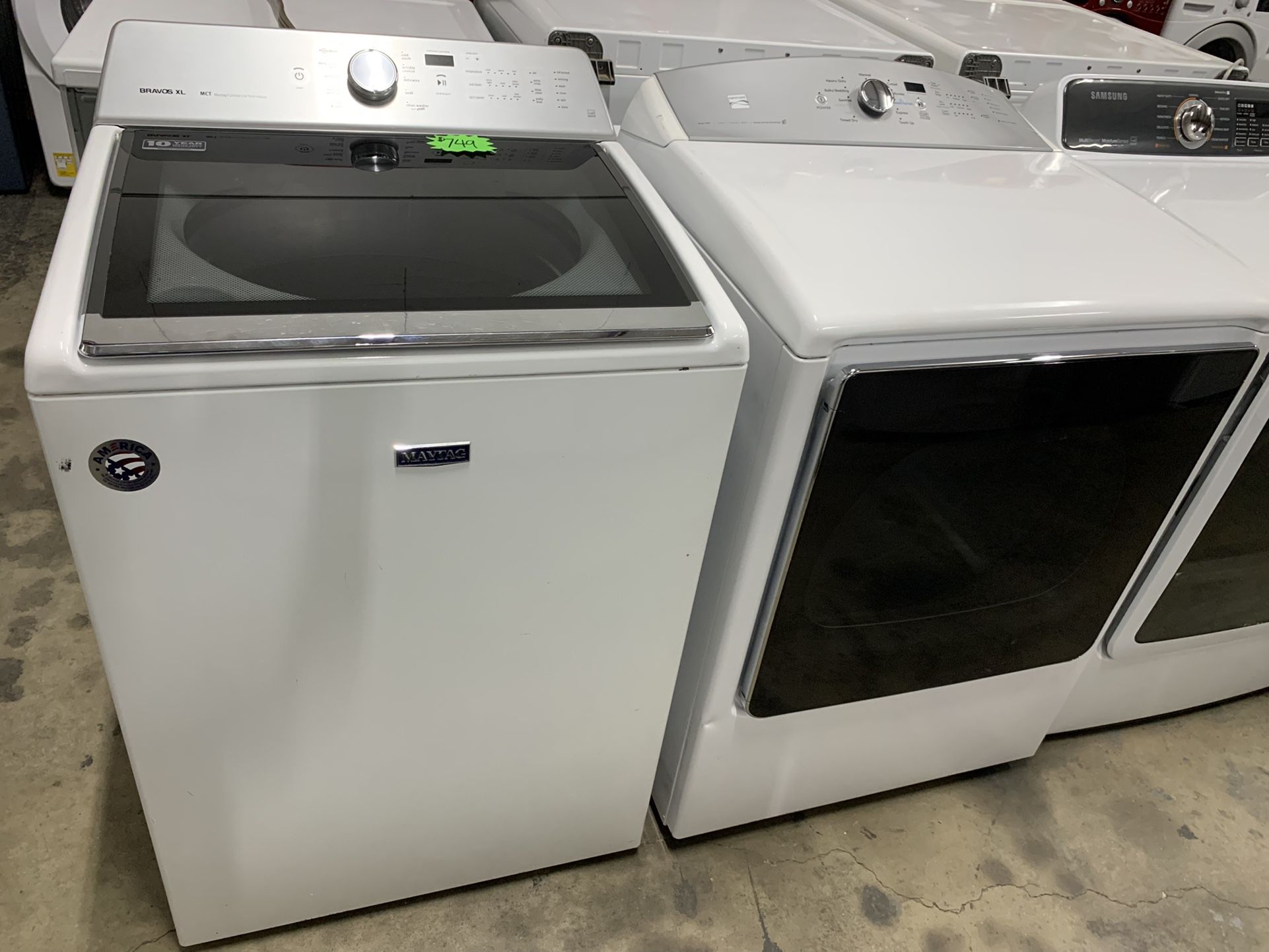 WASHER AND DRYER