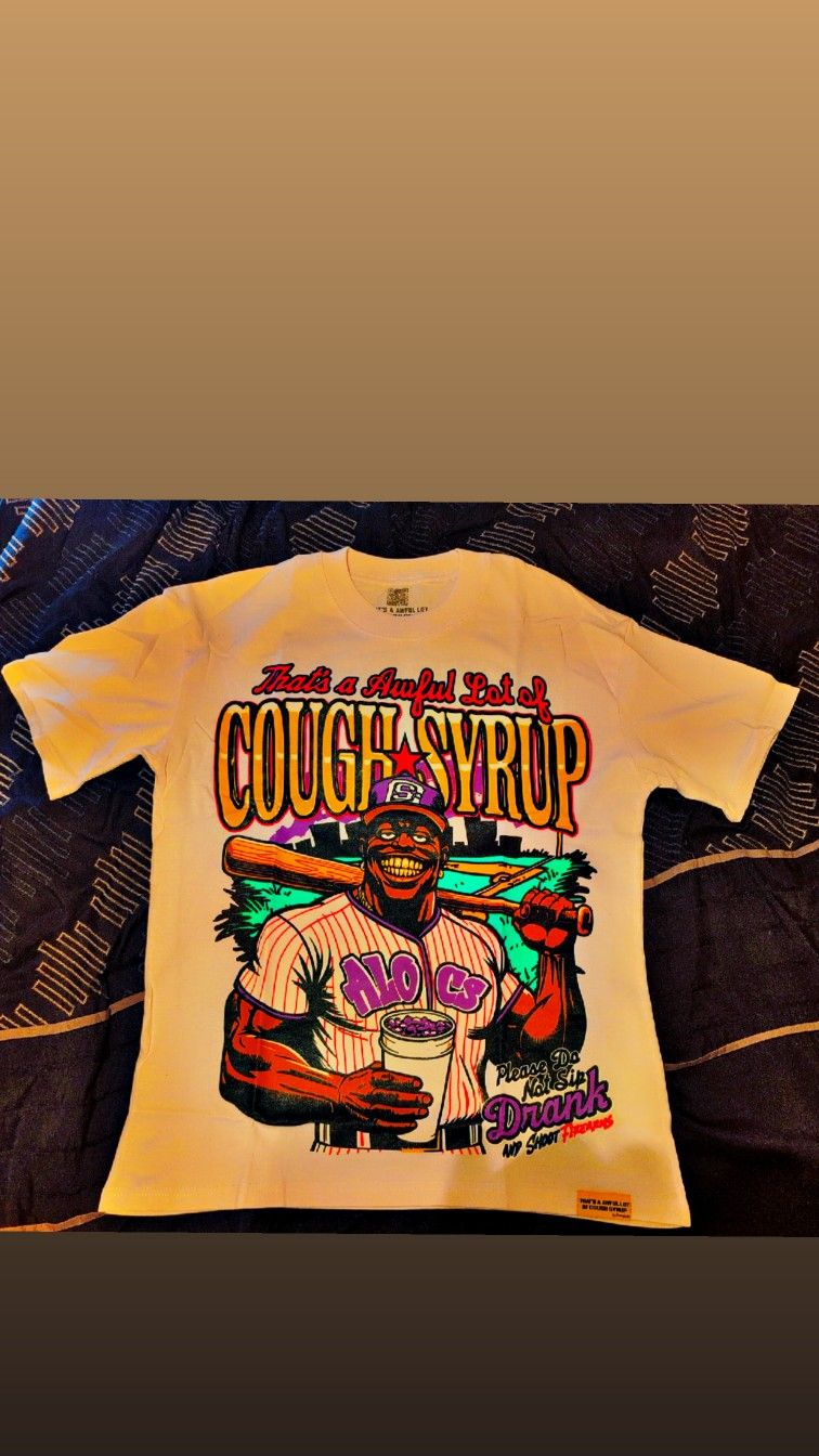 π₯π Awful Lot of Cough Syrup Tee π₯€ Limited Streetwear Heat π―π