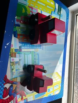 2 pairs of Red Wooden Toy Truck