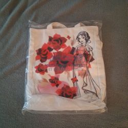 Disney Princess Snow White/Evil Queen Carvas Tote Book Bag 12.5 Inch Global Design