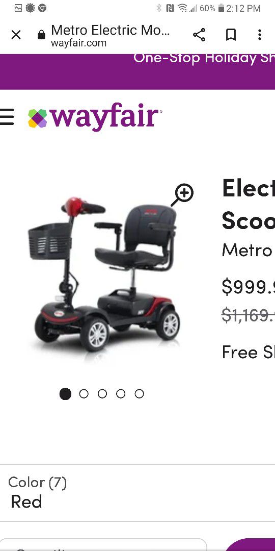 Metro Mobility Scooter( Brand New)