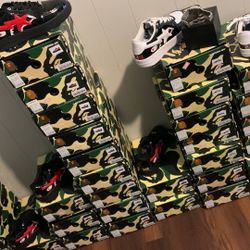 Bape Shoes Size 7-11