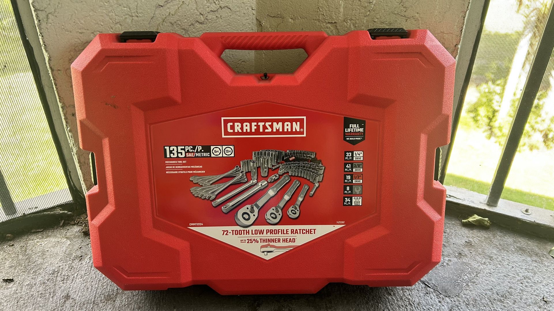 CRAFTSMAN 135 PC MECHANICS TOOL SET(BRAND NEW)